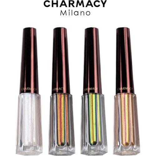 CHARMACY 4pcs Liquid Eyeshadow Chameleon Pigment Glitter Eye Shadow Long Lasting Cosmetics Single Colors
