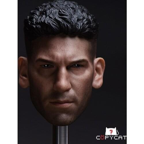 In Stock For Sale 1/6th Superhero The Punish Man Joe Bonser Male Head Sculpture For Usual 12inch Doll Action Figure