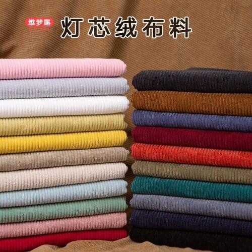 150cmx50cm Corduroy Fabric Medium Thick Corduroy Fabric Cottoncoat Jacket Shirt Pants Overalls Sofa Cover Clothing Sewing Fabric