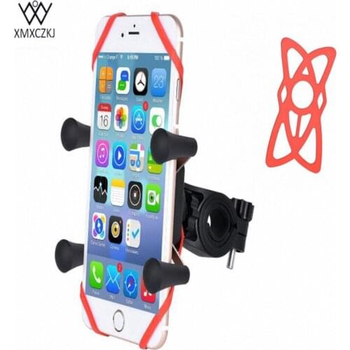 XMXCZKJ Motorcycle Telephone Holder Support Moto Bicycle Rear View Mirror Stand Mount Scooter Motorbike Phone Holder For iPhone