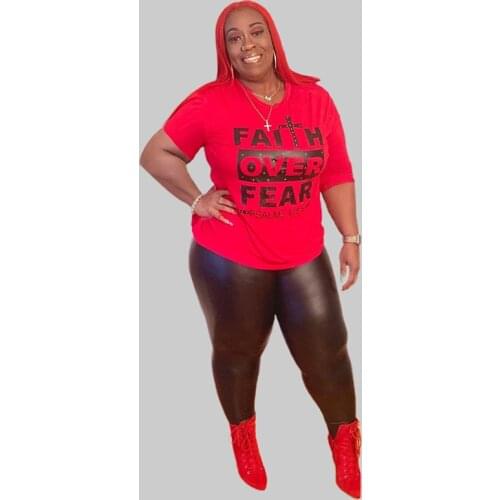 Plus Size Clothing for Women 2 Piece Tracksuit Short Sleeve Tshirt and Pants Sets Leggings Sweat Suits Wholesale Dropshipping