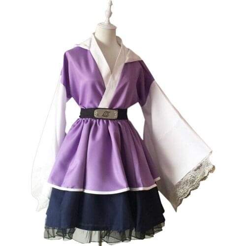 2021 New Anime Kimono Lolita Dress Cosplay Costume Women Female Hooded Long Sleeve Japan Style Dresses