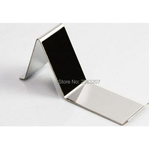 10pcs Matte/Mirror Surface Stainless Steel Shoes Holder Support Keeper Metal Shoe Showing Display Rack Stand