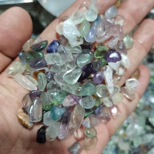 100g Natural Fluorite Crystal Stones Mini Rock Mineral Specimen Healing Chakra Chip Gemstone Feng Shui Home Decoration Crafts