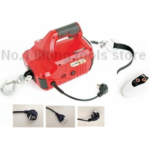 1000 lb 4.6 M Portable Light Duty Electric Winch with wireless control