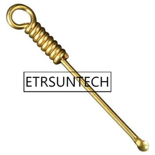 200pcs Vintage Brass Earpick Spoon Tool Clean Ear Wax Curette Remover Ear Spoon Birthday Chritmas Party Favor and Gift