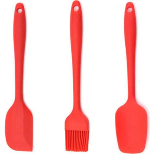4pcs Silicone Spatula Pastry Cooking Spatula Baking Scraper Spoon Silicone Spatula for Cake Butter Kitchen Accessories