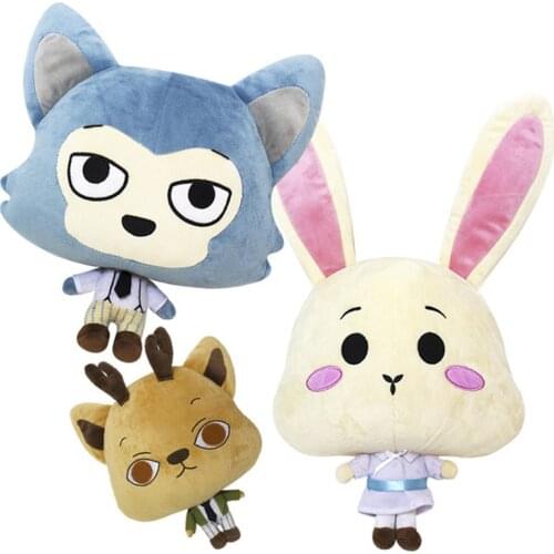 30cm Anime BEASTARS Legosi Haru Plush Animal Wolf Rabbit Stuffed Doll Toys