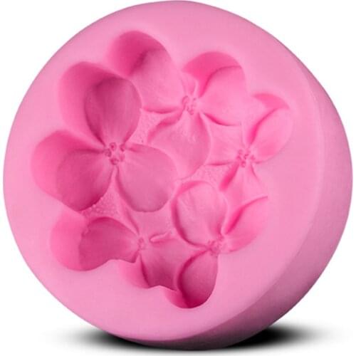 3D Silicone Fondant Mold Sugar Art Chocolate Mold Flower Petal Shape Soap Mold Cake Decorating Tools E804