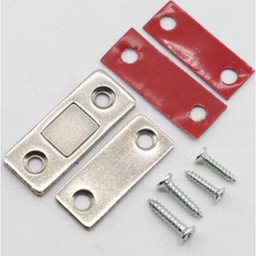 4Pcs Strong Magnetic Door Catch Latch Ultra Thin With Screw For Closet Cupboard Furniture Hardware