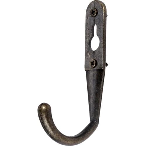89*47mm Zinc Alloy Mini Wall Mounted Hook Kitchen Bathroom Door Coat Hanging Hook Closet Towel Clothes Hat Hanger Storage Holder