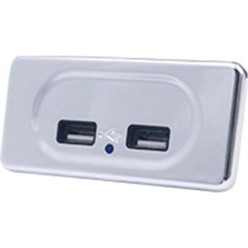 Car Charger Socket Dual USB Port Fast Adapter Power Adapter Outlet Quick Charge