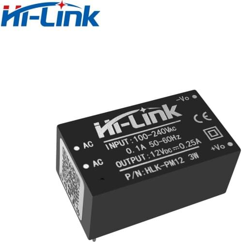 Free Shipping 30pcs 3W 12V Isolated AC DC Power Supply Module SMPS 220V HLK-PM12