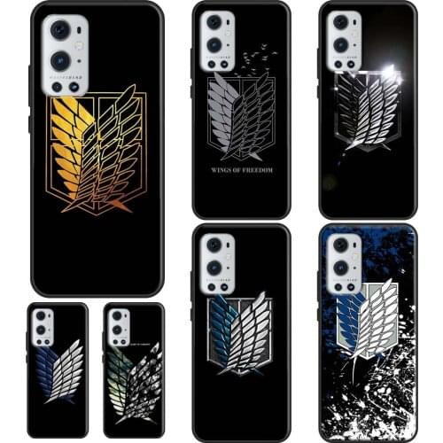 Attack on titan Shingeki no Kyojin For OnePlus 9 Pro 8 7T 8T Nord 9R Case For OPPO Realme 8 Pro Q3 6 7 Pro GT Neo C3 C11 C15