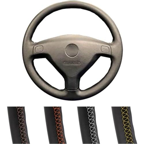 Custom Car Steering Wheel Cover For Buick Sail Opel Astra G H 1998-2007 Opel Zafira A 19 Suede Leather Auto Steering Braid