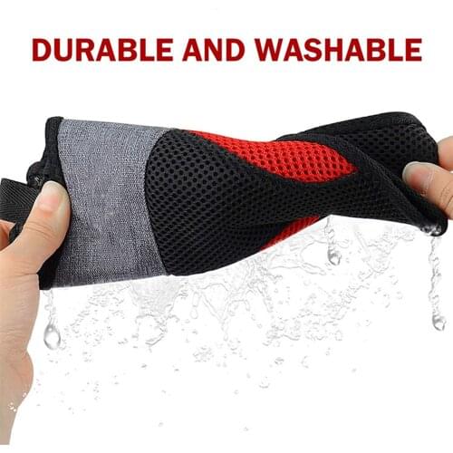 New Bicycle sweat cover double-layer bicycle training sweat cover mesh sweat-absorbent belt protection sweat-proof belt