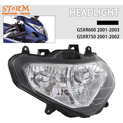 Motorcycle Head Light Headlamp For Suzuki GSXR600 GSX600R 2001-2003 GSXR750 GSX750R 2001-2002 GSXR 600 750 GSX 600R 750R