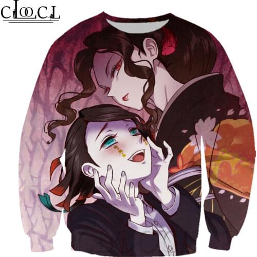 HX Kimetsu No Yaiba The Movie: Mugen Train Enmu 3D Print Men Women Sweatshirt Casual Hip Hop Long Sleeve Tracksuit Drop Shipping