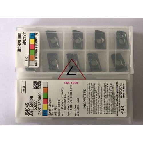 JDMT150508R JS4045 10pcs Hitachi high cutting performance CNC indexable inserts