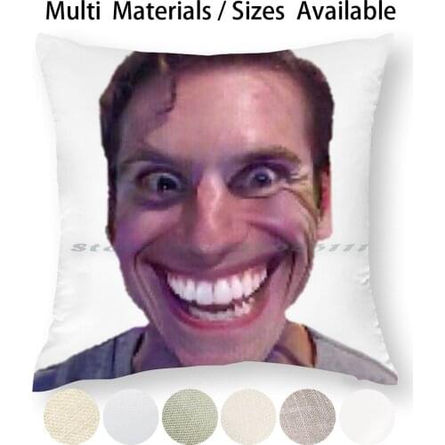 When The Imposter Is Sus ? Pillow Case Throw Pillow Cover Cotton Linen Flax Jerma Imposter Sus Creative Trending Vintage Gift