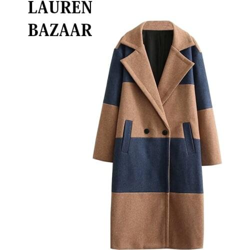 Женские шерстяные пальто LAUREN BAZAAR China At AliExpress