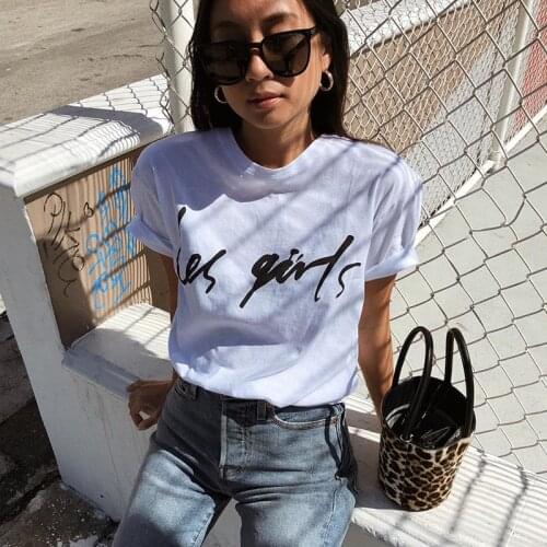 Les girls Print Women Tshirts Cotton Casual Funny t Shirt For Lady Top Tee Hipster Drop Ship NA-637
