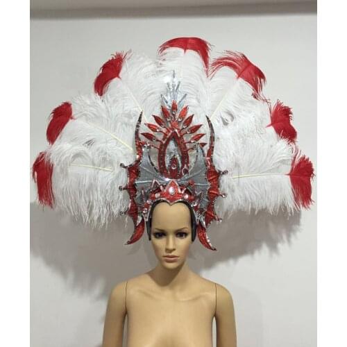 Lo spettacolo di danza copricapo di piume di accessori di abbigliamento La FESTA La Maschera IL Festival