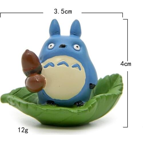 Nime My Neighbor Totoro Station Leaf Mini Figure Model Toy No Box New