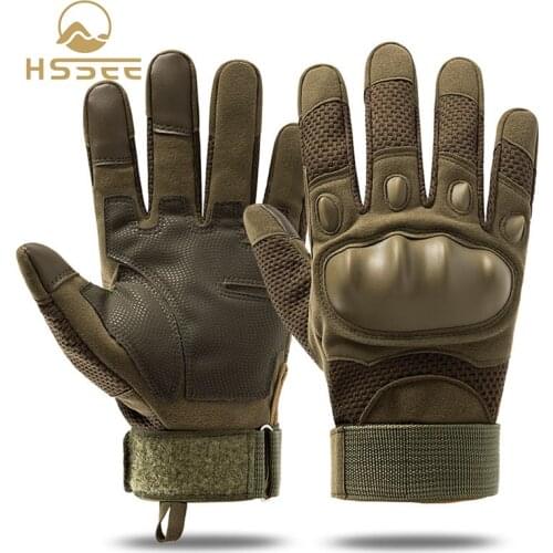 HSSEE 2020 new autumn and winter mens tactical gloves high-quality breathable tough fabric outdoor military tactical gloves