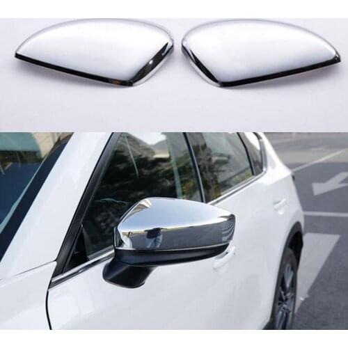 Car Exterior Side Rearview Mirror Cover Trim Styling Fit For Mazda CX-5 CX5 2017 2018 ABS 2 Colors