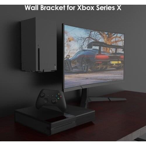 For Xbox Series X Console Wall Mount Stand Holder Storage Bracket Rack Accessories Game Vertical Entertainment