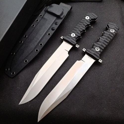 2020 New Arrival Tactical Survival Fixed Blade Knife DC53 Blade Comfortable G10 Handle Outdoor Jungle Hunting Straight Knives