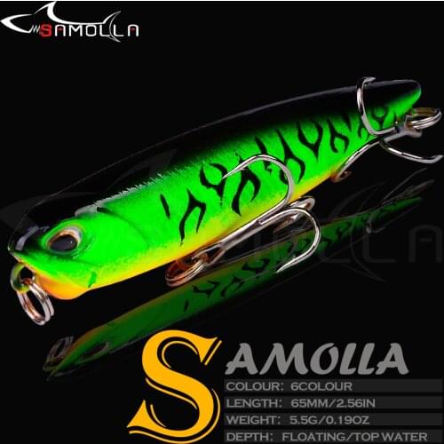 New Pencil Mino Fishing Lure Floating Water Bait Weights 5.5g Hard Pesca Artificial Saltwater Lures Peche Carp Trout Fish Tackle