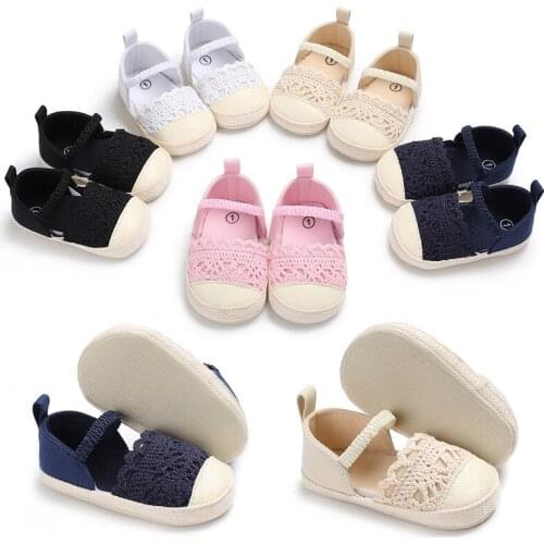 Newborn baby girl princess soft bottom non-slip first walker shoes knit mesh newborn baby toddler shoes