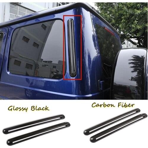 2pcs Car Exterior Rear Side Air Vent Decoration Trim Accessories For Mercedes Benz G Class W463 G350 2019-2020