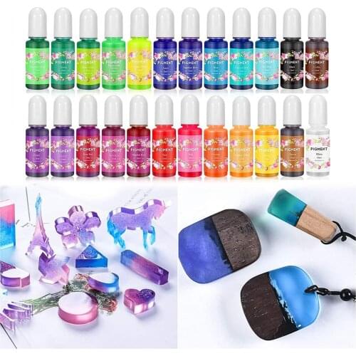 Epoxy Resin Pigment Liquid Resin Dye,Resin Colors,High Concentrated Pigment,for Resin Jewelry Making,Decoration,crafts(10g