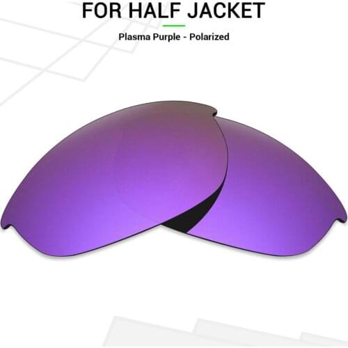 Mryok POLARIZED Replacement Lenses for Oakley Half Jacket Sunglasses Plasma Purple