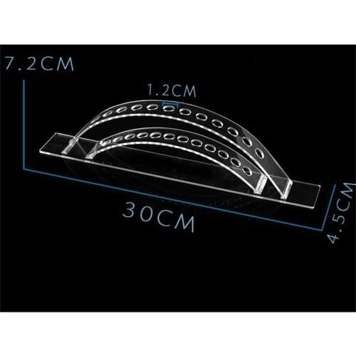 Pen Brush Eyebrow Pencil Display Stand 12-slots Premium Clear Acrylic Holder