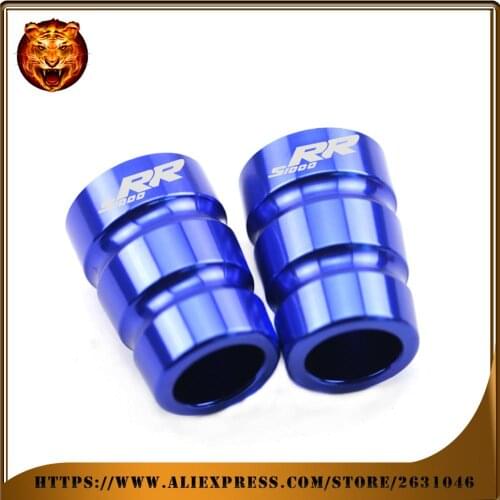 Motorcycle Hand End Grips Ends Bar Handlebar Caps For BMW S1000RR S1000 2010-2018 With Logo red blue black CNC