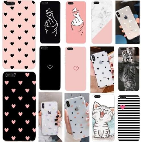 Silicone Soft TPU Case For Huawei Honor 7A 5.7 inch /Honor 7A Pro/Y6 2018/Y6 Prime 2018 Cover Cartoon For Huawei Mate 10 Lite