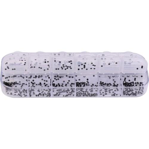 Watch O-Ring 1.4-2.8mm 12 Sizes Rubber Rings Watches Gaskets Tiny Crown-O-Ring Box Set for Waterproof Seal