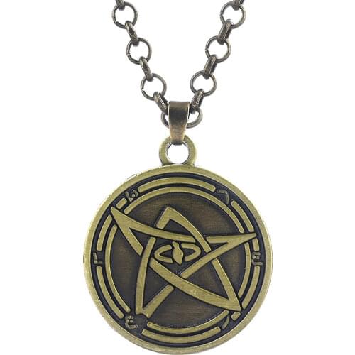 Rongji jewelry Howard Phillips Lovecraft Cthulhu Mythos necklace Keyrings Through The Gates of Key Logo pendnat fashion