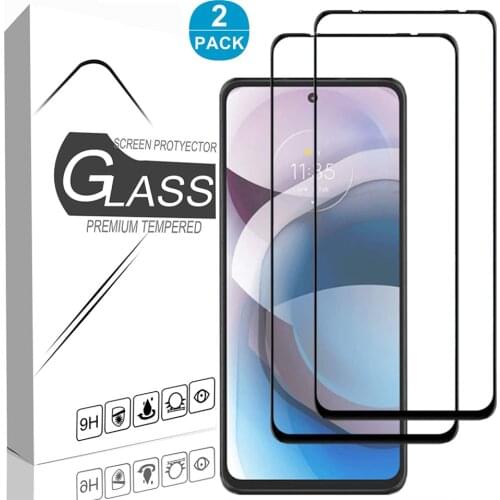 2Pcs Full Coverage Tempered Glass for Motorola Moto G 5G G8 Power G9 Plus G Fast E 2020 Screen Protector for Moto G9 Power G Pro