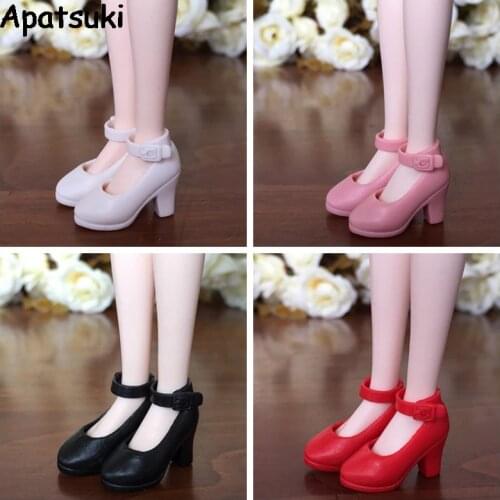 1Pair High-Heel Shoes For Blythe Dolls 1/6 Fashion Shoes For Licca Doll Mini Shoes For Momoko 1/6 BJD Doll Accessories