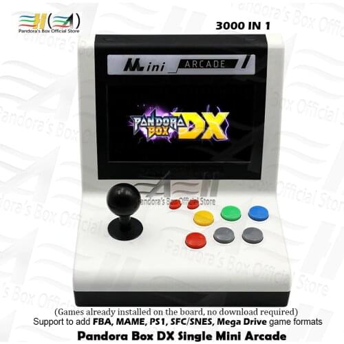 2021 Pandora Box DX 3000 in 1 single mini arcade retro bartop arcade joystick Can save game progress High score record 3d tekken
