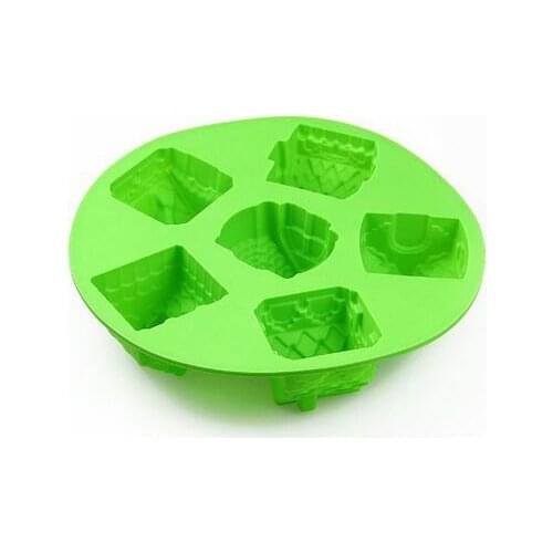 6 Cavities Molds Silicone Cake Mold Flexible Mold Biscuit Mold Handmade