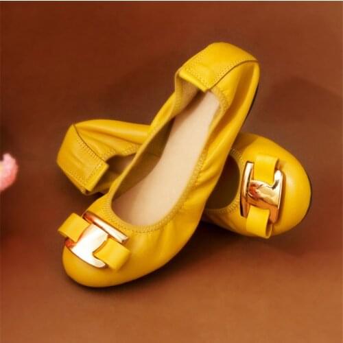 AUCVEE Large Size 44 Shoes Women Ballet Flats Spring Slip On Female Loafers Autumn Ladies Shoes Zapatos Mujer Summer Shoes Woman