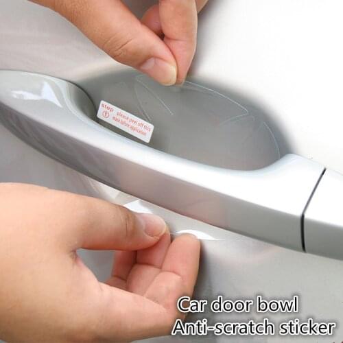 Car Door Handle Door Bowl Protector for vw Volkswagen Jetta MK6 MK7 Polo Golf 5 6 7 Passat B5 B6 B7 Arteon Tiguan Car Sticker