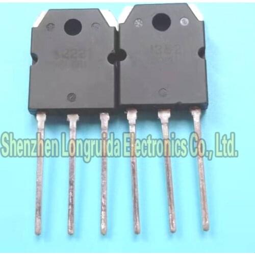 Free Shipping 1Pairs 2SK2221 K2221 + 2SJ352 J352 TO-3P
