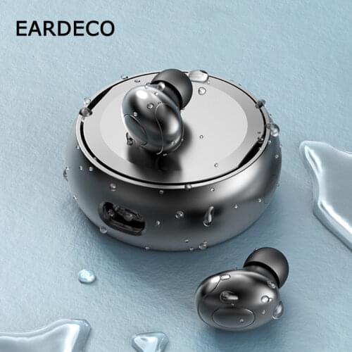 EARDECO Star Ring TWS Wireless Headphones Earphones Bluetooth Earphone Bass In-ear Sport Headset with Mic Phone Earbuds Stereo